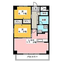 ＶＩＶＡＮＴ  ｜ 岐阜県羽島市福寿町本郷２丁目48番（賃貸マンション2LDK・3階・68.60㎡） その2