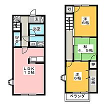 21ウイングI  ｜ 岐阜県羽島市竹鼻町丸の内４丁目（賃貸アパート3LDK・1階・74.67㎡） その2