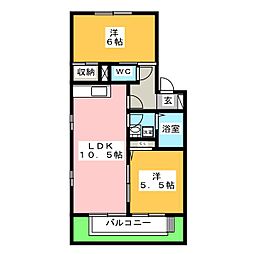 🉐敷金礼金0円！🉐ファミールＨＡＲＡ　Ｂ