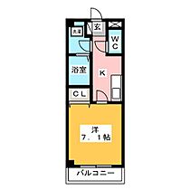 ブドワール21  ｜ 岐阜県羽島市舟橋町２丁目（賃貸マンション1K・1階・25.46㎡） その2