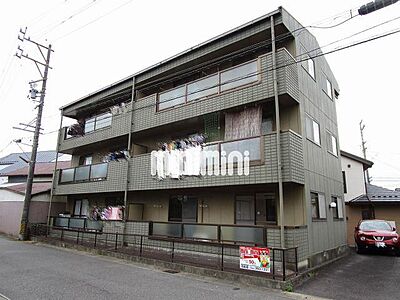 外観：広々ベランダの2ＤＫマンション