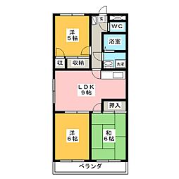 イノセンス 3LDKの間取図画像