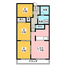間取図画像 3LDK