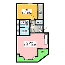 M Grace  ｜ 岐阜県恵那市長島町中野（賃貸アパート1LDK・1階・45.68㎡） その2