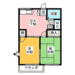 間取図画像 2DK