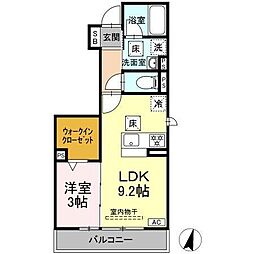 Granz raum Z 1LDKの間取図画像