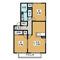 アヴァンセ・イチバ　Ａ  ｜ 岐阜県瑞浪市北小田町３丁目（賃貸アパート2LDK・2階・60.89㎡） その2