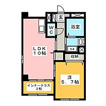 総合ビル  ｜ 岐阜県土岐市泉町久尻（賃貸マンション1LDK・2階・44.57㎡） その2