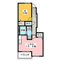 グラースメゾン　A  ｜ 岐阜県多治見市月見町１丁目（賃貸アパート1LDK・1階・42.63㎡） その2