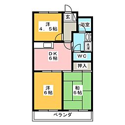 間取図画像 3DK