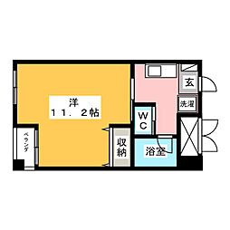 CASASERIO 1Kの間取図画像