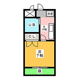 間取図画像 1K