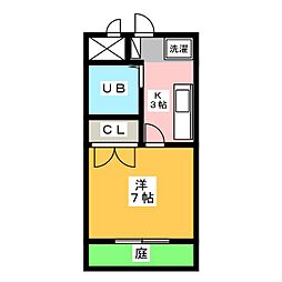 間取図画像 1K