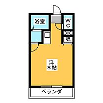 メゾン各務II  ｜ 岐阜県関市東町５丁目（賃貸マンション1R・2階・24.50㎡） その2