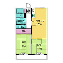 コーポ小瀬  ｜ 岐阜県関市小瀬（賃貸マンション2LDK・2階・44.71㎡） その2