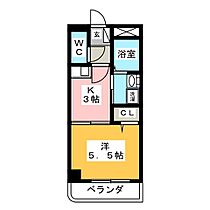 アルファ  ｜ 岐阜県関市倉知（賃貸マンション1K・3階・23.76㎡） その2