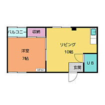 日ノ出町ビルヂング  ｜ 岐阜県関市日ノ出町１丁目（賃貸マンション1LDK・2階・35.26㎡） その2