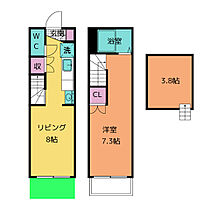 アドリアーノ長山  ｜ 岐阜県岐阜市芥見長山１丁目（賃貸アパート1LDK・1階・35.11㎡） その2