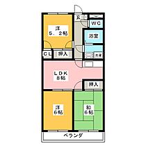 モラール  ｜ 岐阜県美濃市極楽寺（賃貸マンション3LDK・4階・58.00㎡） その2