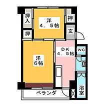 ビレッジハウス下有知　2号棟  ｜ 岐阜県関市下有知（賃貸マンション2K・2階・33.54㎡） その2