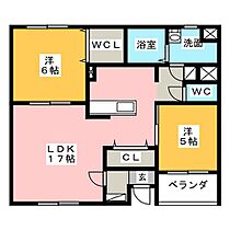 ロス・トーレンス  ｜ 三重県四日市市別名５丁目（賃貸マンション2LDK・1階・62.49㎡） その2