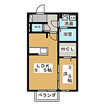 ネクサス　Ｂ棟  ｜ 三重県四日市市東垂坂町（賃貸アパート1LDK・1階・33.39㎡） その2