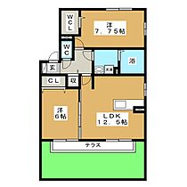 リビングタウン阿倉川　Ｇ棟  ｜ 三重県四日市市大字東阿倉川（賃貸アパート2LDK・1階・62.10㎡） その2