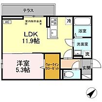 ディーシャンブル八田II 205 ｜ 三重県四日市市八田１丁目1951（賃貸アパート1LDK・2階・42.79㎡） その2