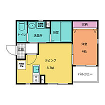 ラメール海山道 302 ｜ 三重県四日市市海山道町２丁目53-1（賃貸アパート1LDK・3階・28.50㎡） その2