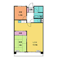 ルナハイツ四日市  ｜ 三重県四日市市中浜田町（賃貸マンション2LDK・4階・67.03㎡） その2