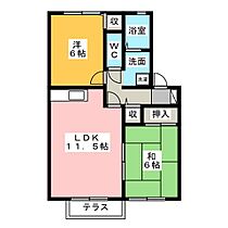 プリムローズ　Ｂ棟  ｜ 三重県四日市市波木南台１丁目（賃貸アパート2LDK・1階・53.45㎡） その2