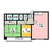 メゾン太平洋  ｜ 三重県四日市市鵜の森１丁目（賃貸マンション2LDK・3階・48.92㎡） その2