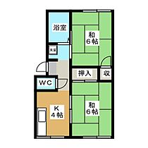 コーポ福村  ｜ 三重県三重郡菰野町大字菰野（賃貸アパート2K・2階・32.71㎡） その2