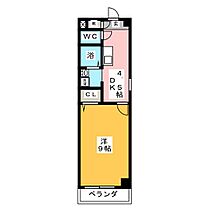 Ｍ．ｆｌａｔ  ｜ 三重県四日市市西新地（賃貸マンション1DK・2階・30.90㎡） その2