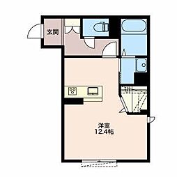 メリオール大宮 ワンルームの間取図画像