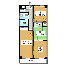 ドエルウィステリア 3LDKの間取図画像