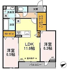 物件の間取り