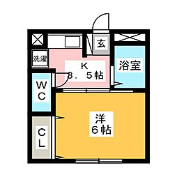 川越富洲原駅 3.8万円