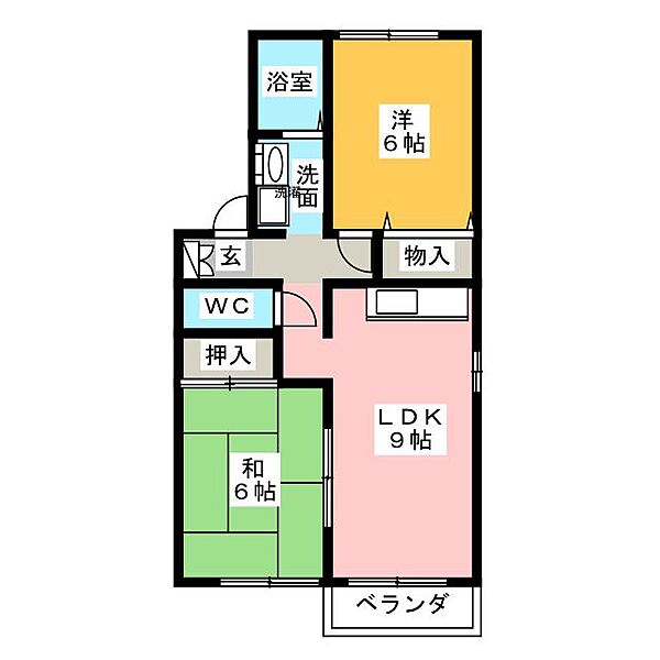 シェレナ山下VIII ｜三重県四日市市大字茂福(賃貸アパート2LDK・2階・50.12㎡)の写真 その2