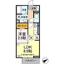 D-chambre松寺 102 ｜ 三重県四日市市松寺１丁目11-2（賃貸アパート1LDK・1階・30.03㎡） その2