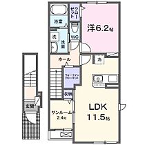 ヴィオラ　II 203 ｜ 三重県三重郡川越町大字南福崎字大正割888-1（賃貸アパート1LDK・2階・50.96㎡） その2