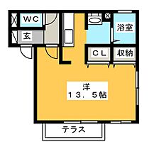 セジュールシーダ  ｜ 三重県三重郡川越町大字豊田（賃貸アパート1R・1階・35.65㎡） その2