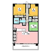 アトレ富田駅前  ｜ 三重県四日市市富田４丁目（賃貸マンション3LDK・7階・84.66㎡） その2