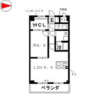 プランドール  ｜ 三重県四日市市大矢知町（賃貸マンション1LDK・3階・43.99㎡） その2