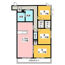 ＡＺＵＬ富田駅前  ｜ 三重県四日市市富田３丁目（賃貸マンション3LDK・2階・76.03㎡） その2