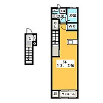 サンライズ川越Ｂ  ｜ 三重県三重郡川越町大字南福崎（賃貸アパート1K・1階・40.74㎡） その2