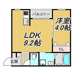 間取図画像 1LDK