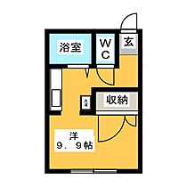 カーサ江戸橋  ｜ 三重県津市江戸橋１丁目（賃貸アパート1R・1階・22.98㎡） その2