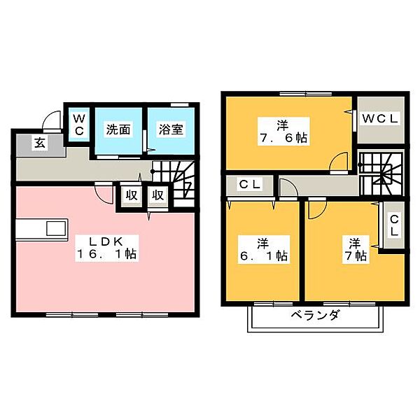 サンレジデンス ｜三重県津市観音寺町(賃貸テラスハウス3LDK・1階・92.78㎡)の写真 その2