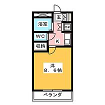 ＬＡＨＡＩＮＡ  ｜ 三重県津市一身田平野（賃貸マンション1K・1階・24.75㎡） その2